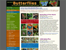 Tablet Screenshot of learnaboutbutterflies.com